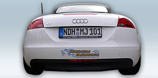 Scherzers Fahrschule - Audi TT Heck